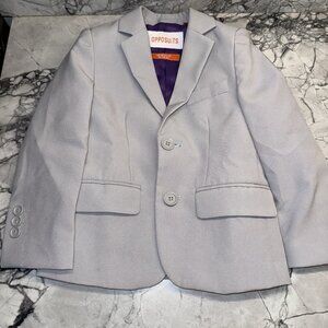 Opposuits Size 4Y Boys Gray Suit Jacket Blazer